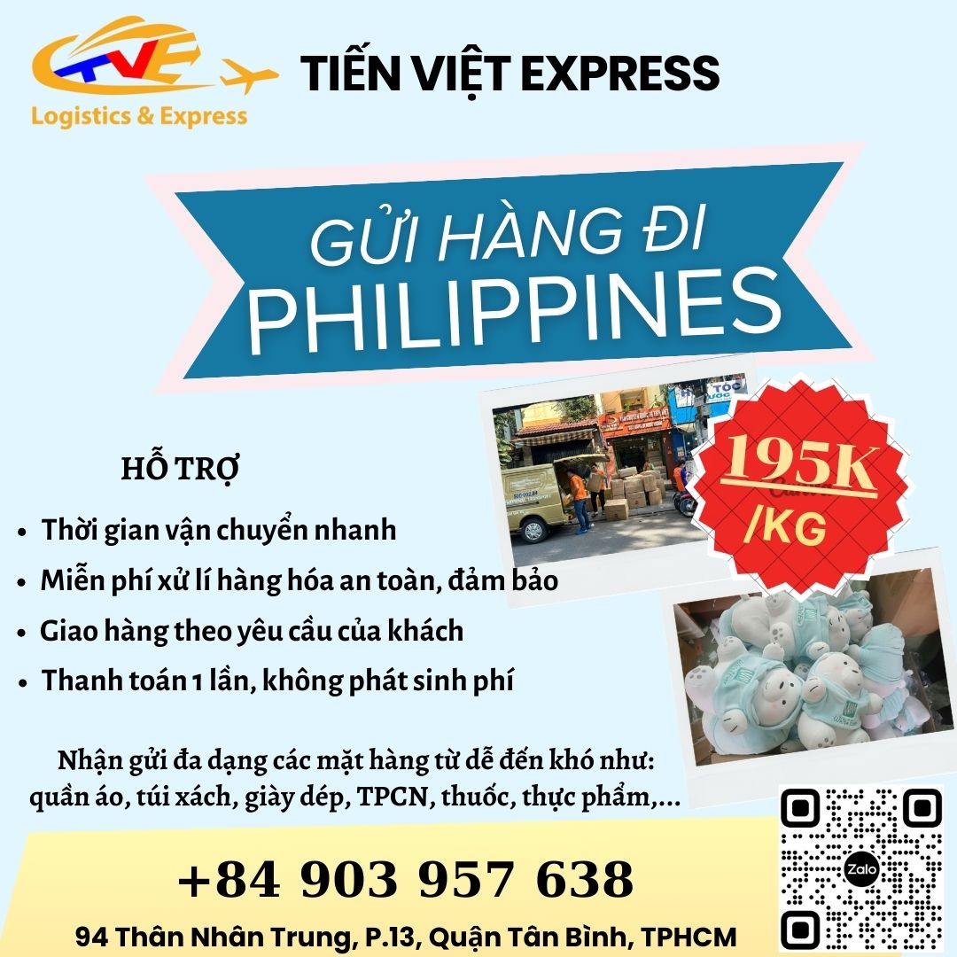 Gửi hàng đi Philippines - Tiến Việt Express